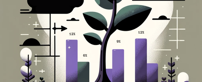 Conceptual image depicting Compound Annual Growth Rate