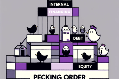 Symbolic Representation of Pecking Order Theory