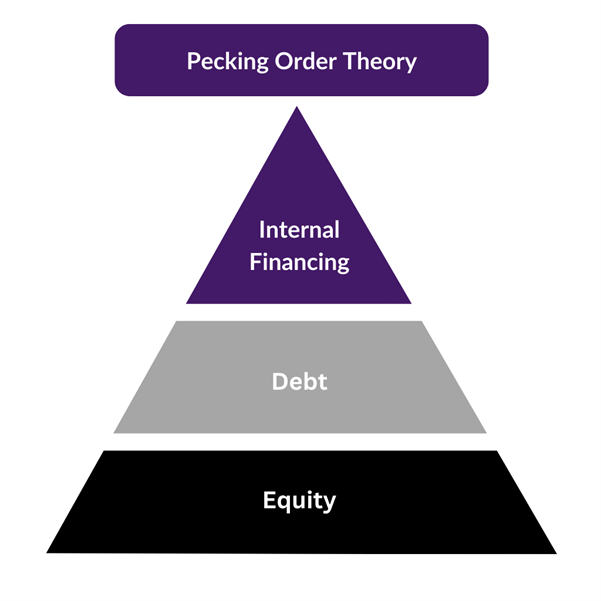 Diagram of Pecking Order Theory